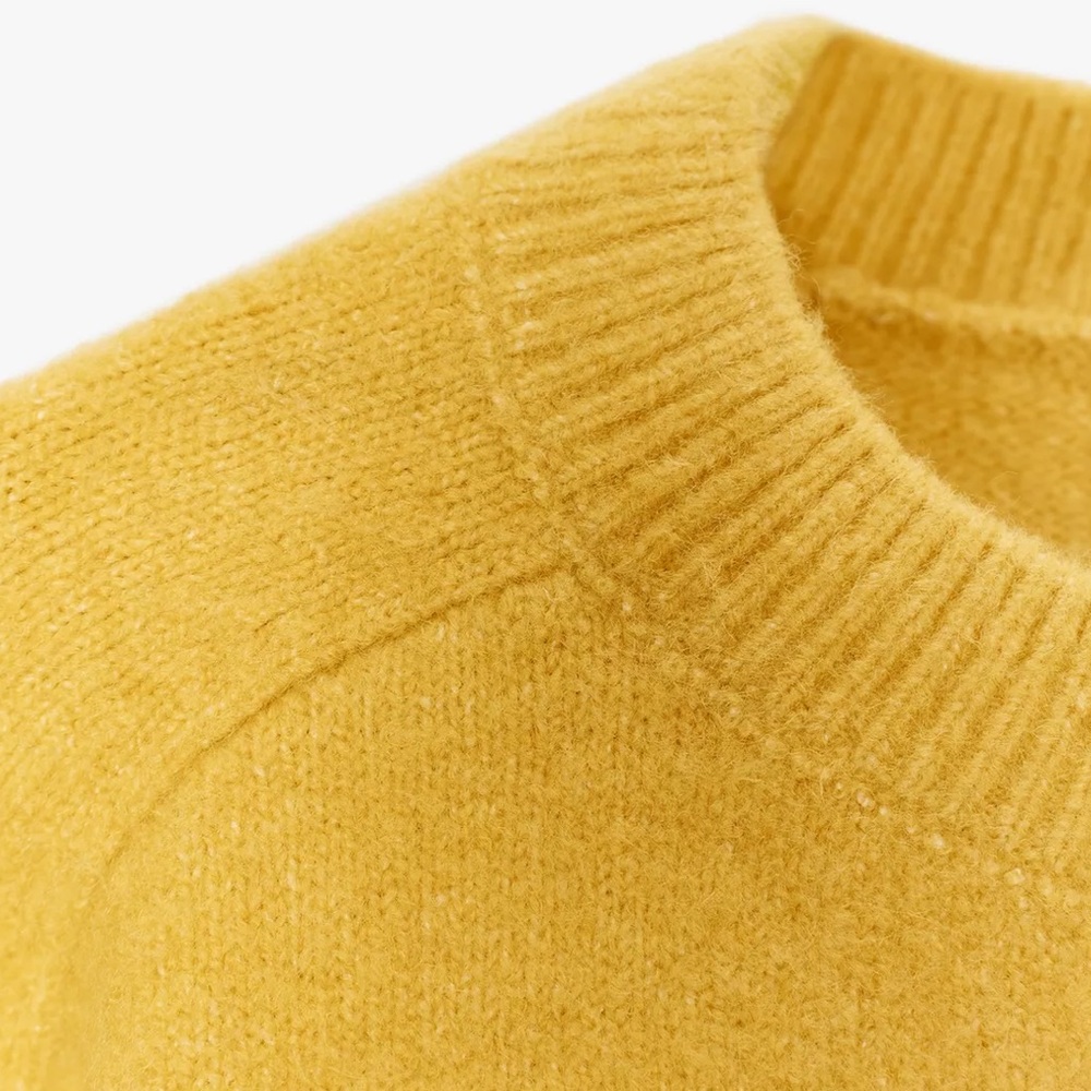 Zara soft knit crop sweater 💛 - Picture 4 of 8